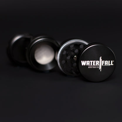 Waterfall 4-Piece Dry Herb Grinder with Removable Screen (43mm)