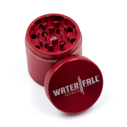 Waterfall 4-Piece Dry Herb Grinder with Removable Screen (43mm)