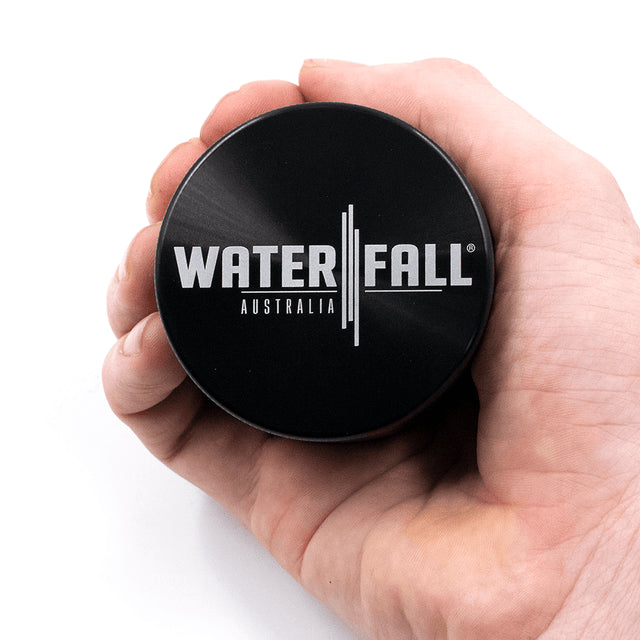 Waterfall 4-Piece Dry Herb Grinder with Removable Screen (63mm)